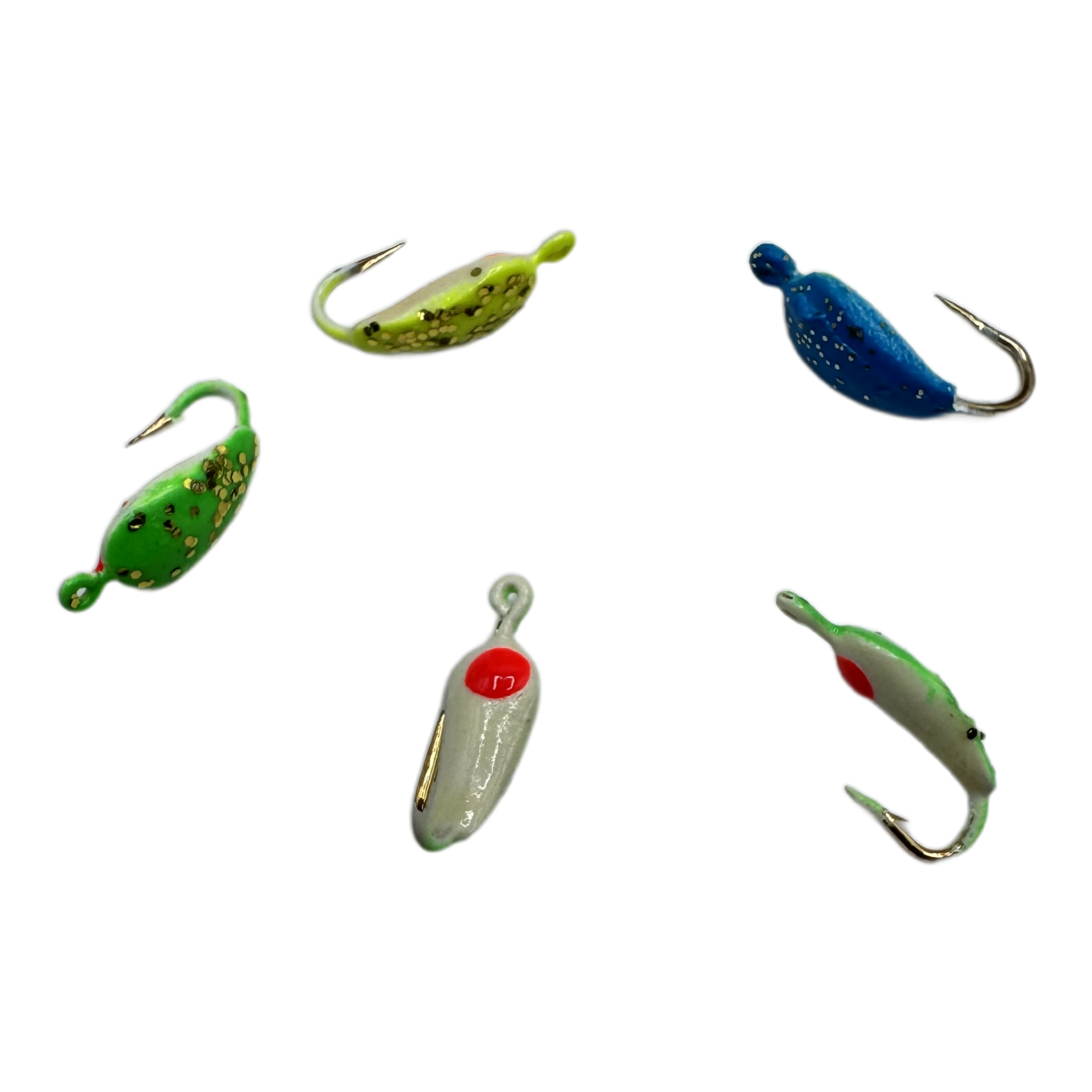 K&E Glitter & Glow #12 Moon Jig (5 pack) Assorted – Guide's Choice Pro Shop