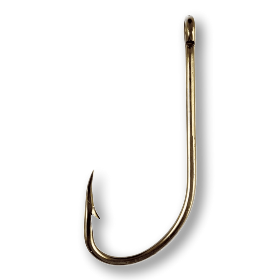 Eagle Claw Plain Shank Straight Eye Offset Hook