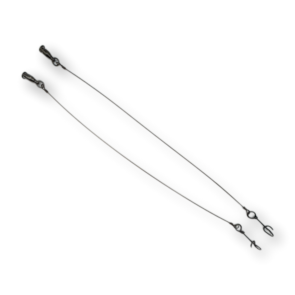 Stealth Tackle 174 Pound Solid Wire Leaders w/Fastach (2 per pack)