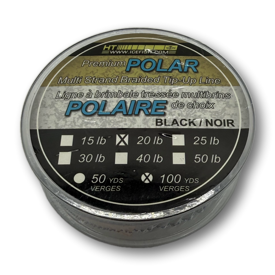 HT Premium Polar Multi Strand Braided Tip Up Line