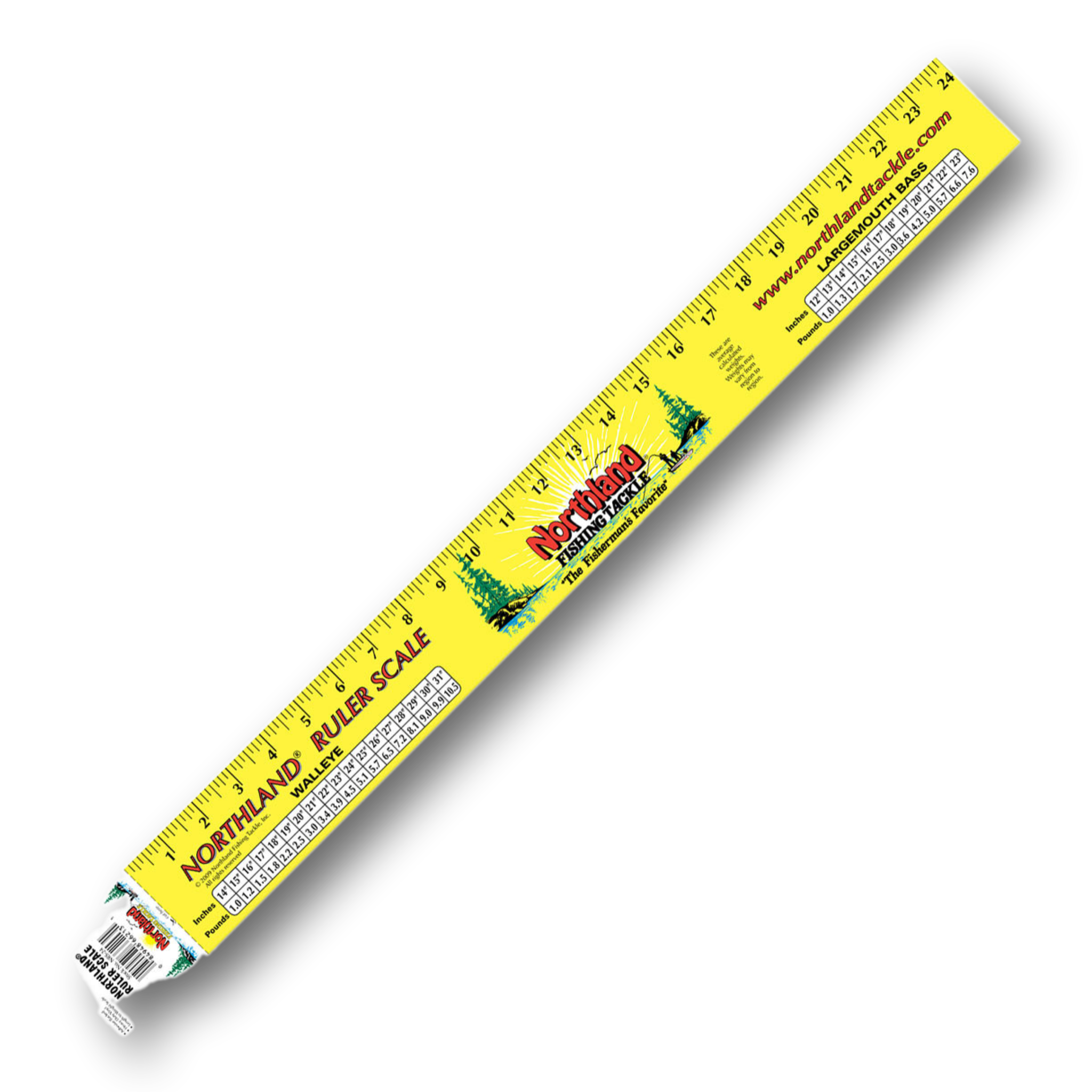 Scale Ruler Sticker Northland Ruler Scale (Sticker) – Guide's Choice Pro Shop