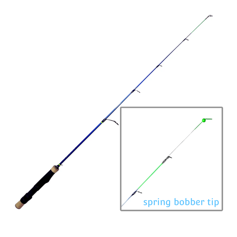 Elk River 28” Panfish XP – Ultra-Lite Ice Rod with Reel Seat and Ice Strong Titanium Spring Bobber