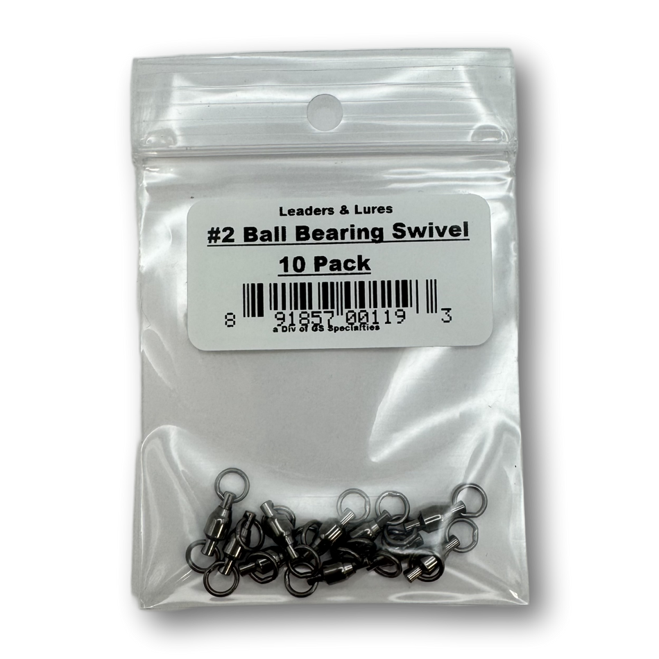 Leaders & Lures Ball Bearing Swivels (10 per pack)