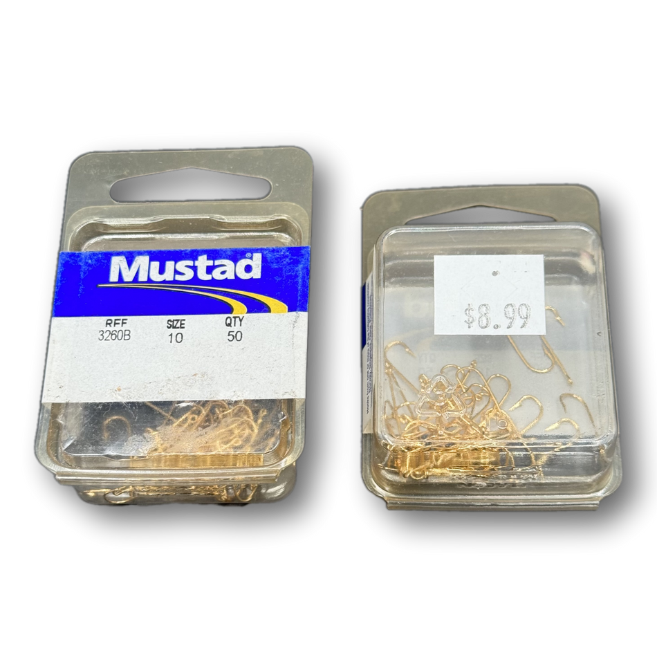 Mustad 3260B Aberdeen Hooks #10 - 50 pack(discontinued)
