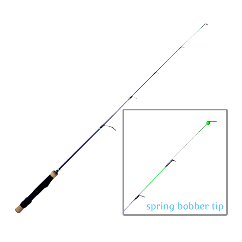 Elk River 38” Panfish XP – Ultra-Lite Ice Rod with Reel Seat and Ice Strong Titanium Spring Bobber