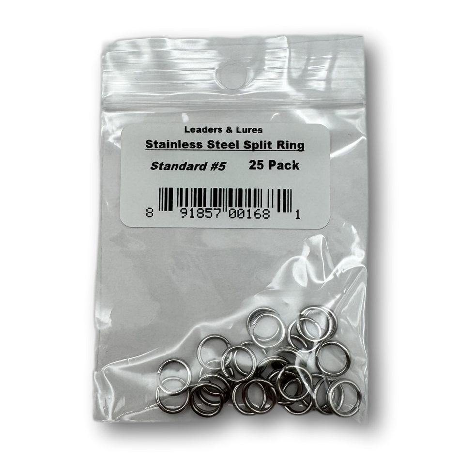 Leaders & Lures Heavy Split Rings (25 per pack)