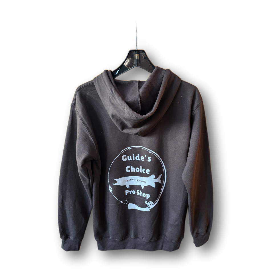 Brown GCPS Full-Zip Hoodie
