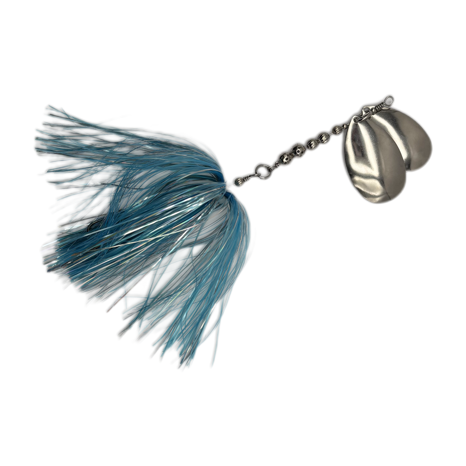 The 2-Piece GCPS Bucktails (10/8 Nickel Blades)