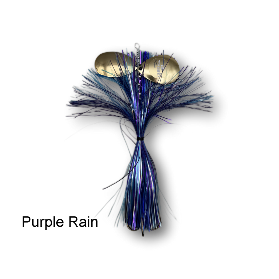 Musky Frenzy Stagger Blade IC7 Bucktail