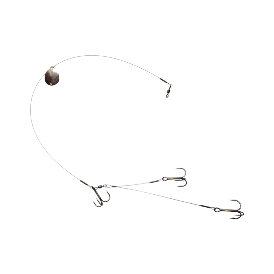 Z-Leaders Spinner Sucker Rig (90 Pound Wire)