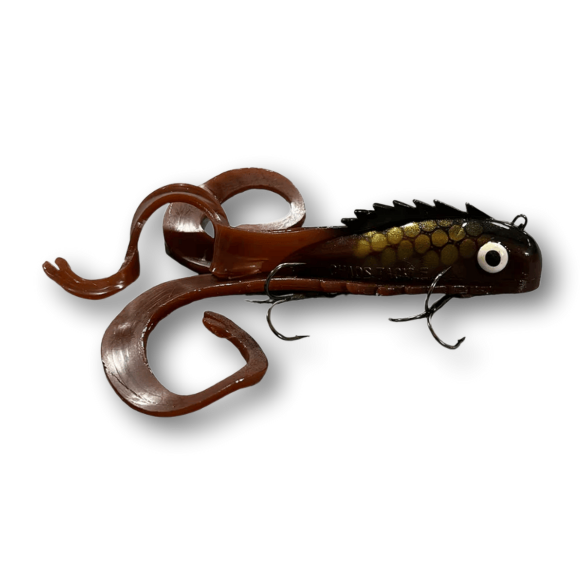 ebay medusa fishing lure Chaos Tackle Regular Medussa Musky Lure – 9" Triple-Tail Rubber Pull B – Guide's Choice Pro Shop