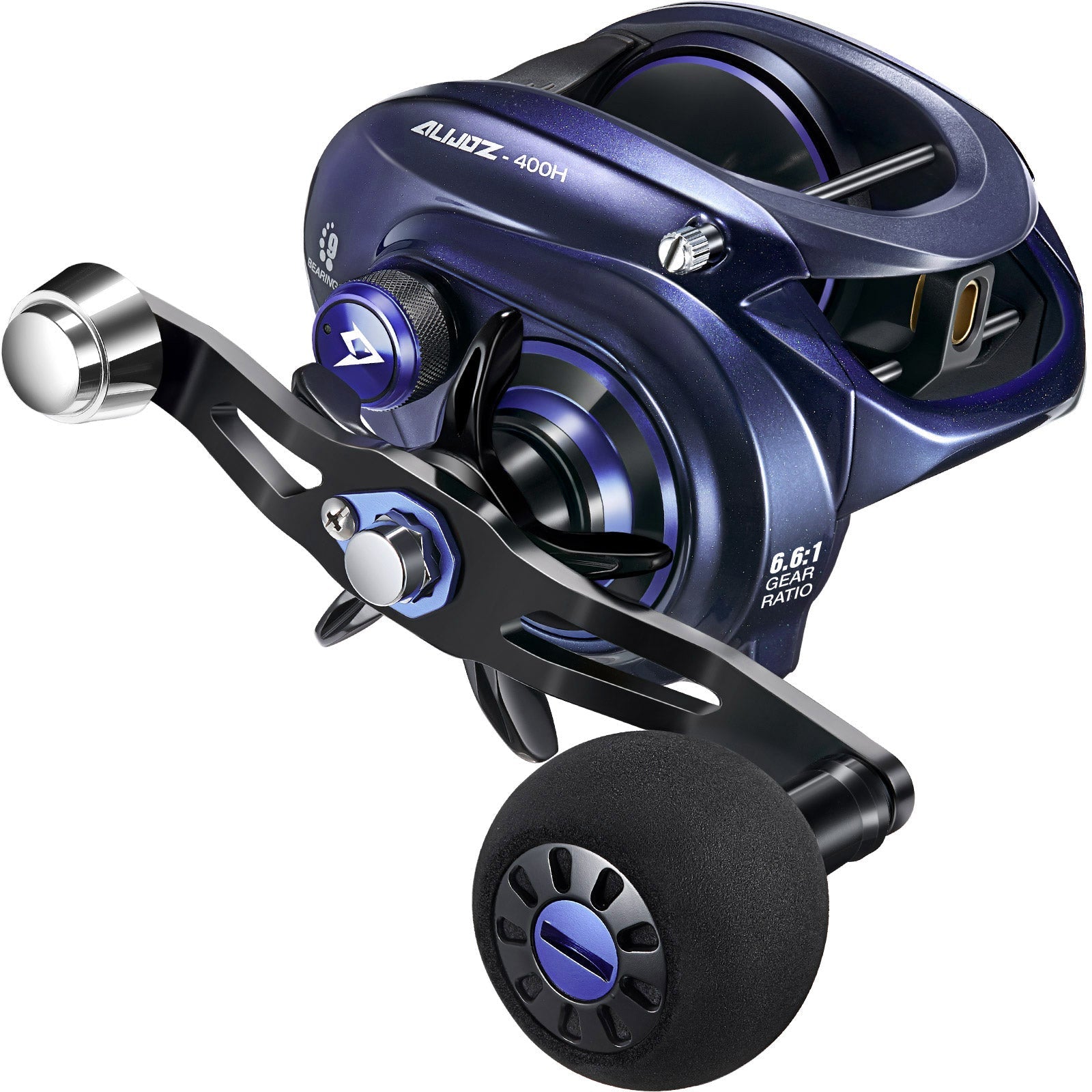 Piscifun Alijoz 400 6:6:1 Baitcasting Reel with Bait Clicker