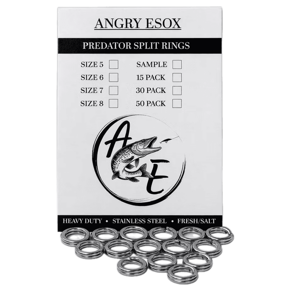 Angry Esox Predator Split Rings