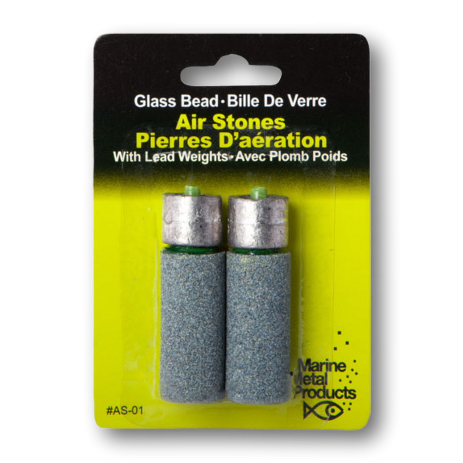 Marine Metal Airstones - Weighted - 2 Pk