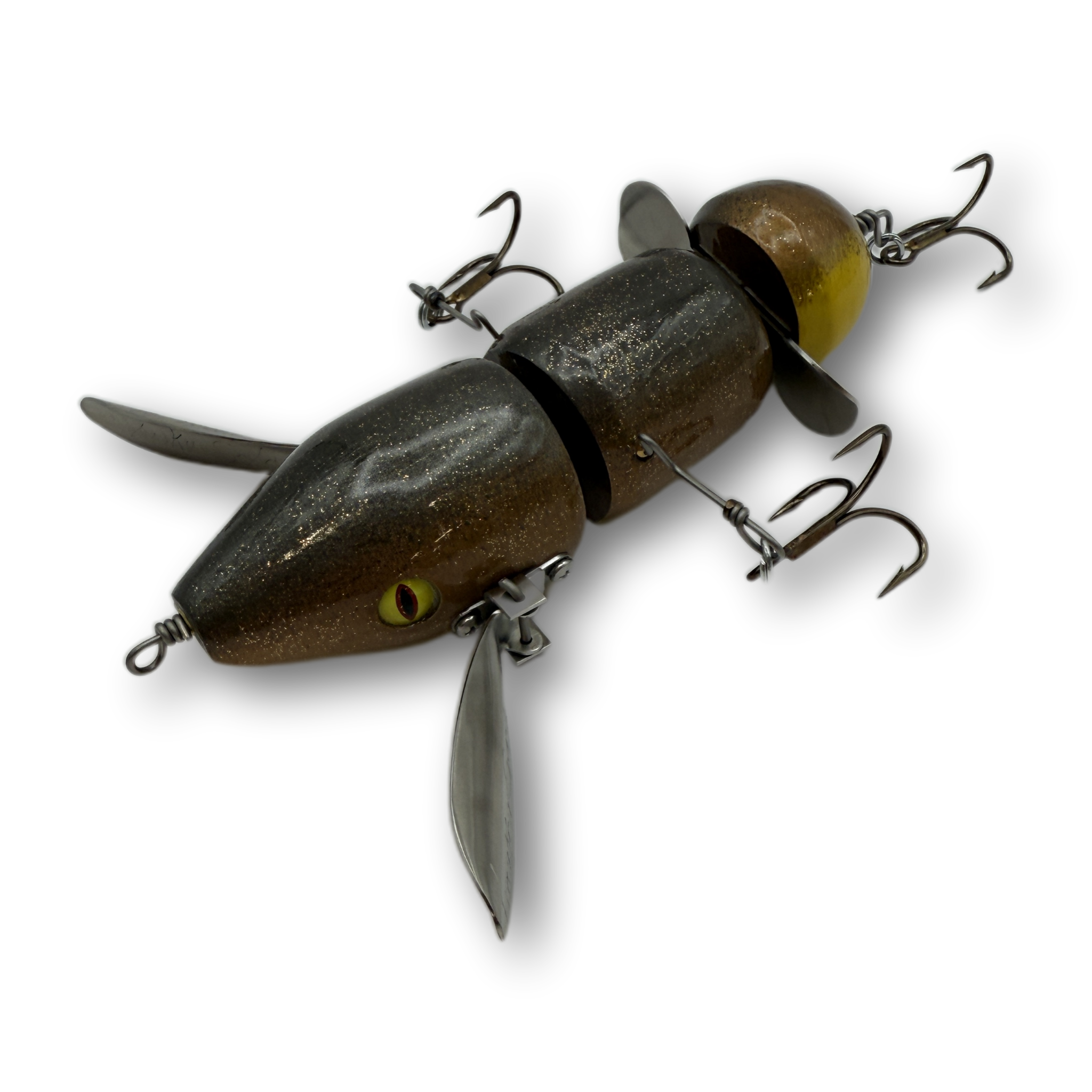 antique baby duck fishing lure Savage Gear 3D Duck-Loon so it always lands on the belly with the exposed treble hook on the back Vintage Heddon Baby Torpedo, 1/3oz