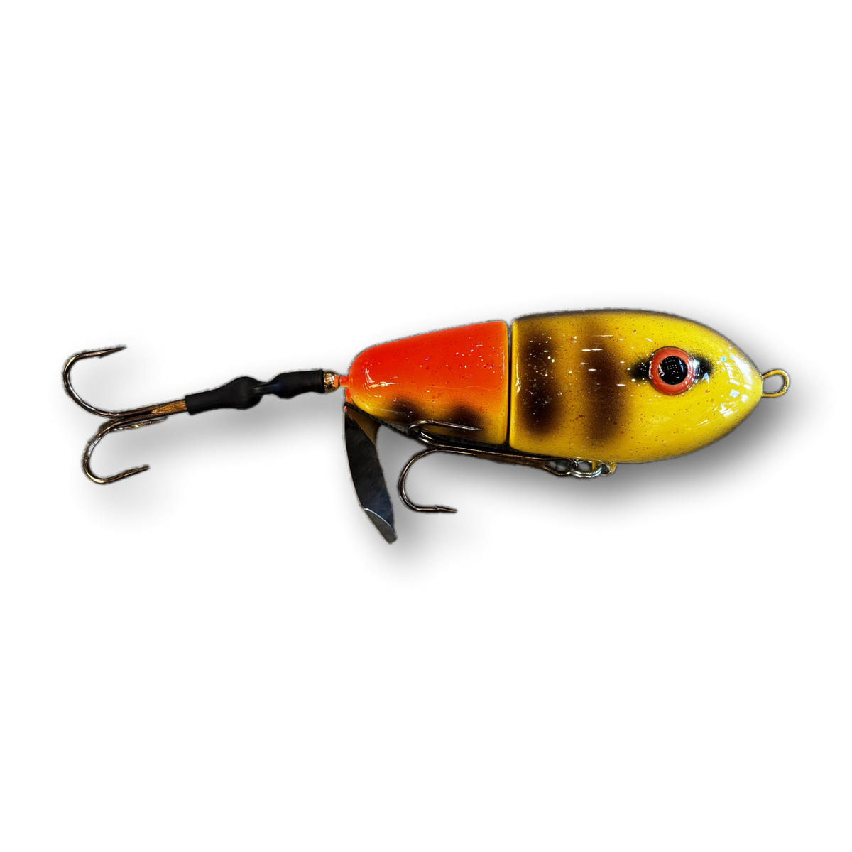 dark fishing lures Alan's Custom Needle Fish 2oz Sinking Plugs Tackle World If you prefer trebles they can be swapped out Lake-X Fat Bastard (Epoxy Finish),
