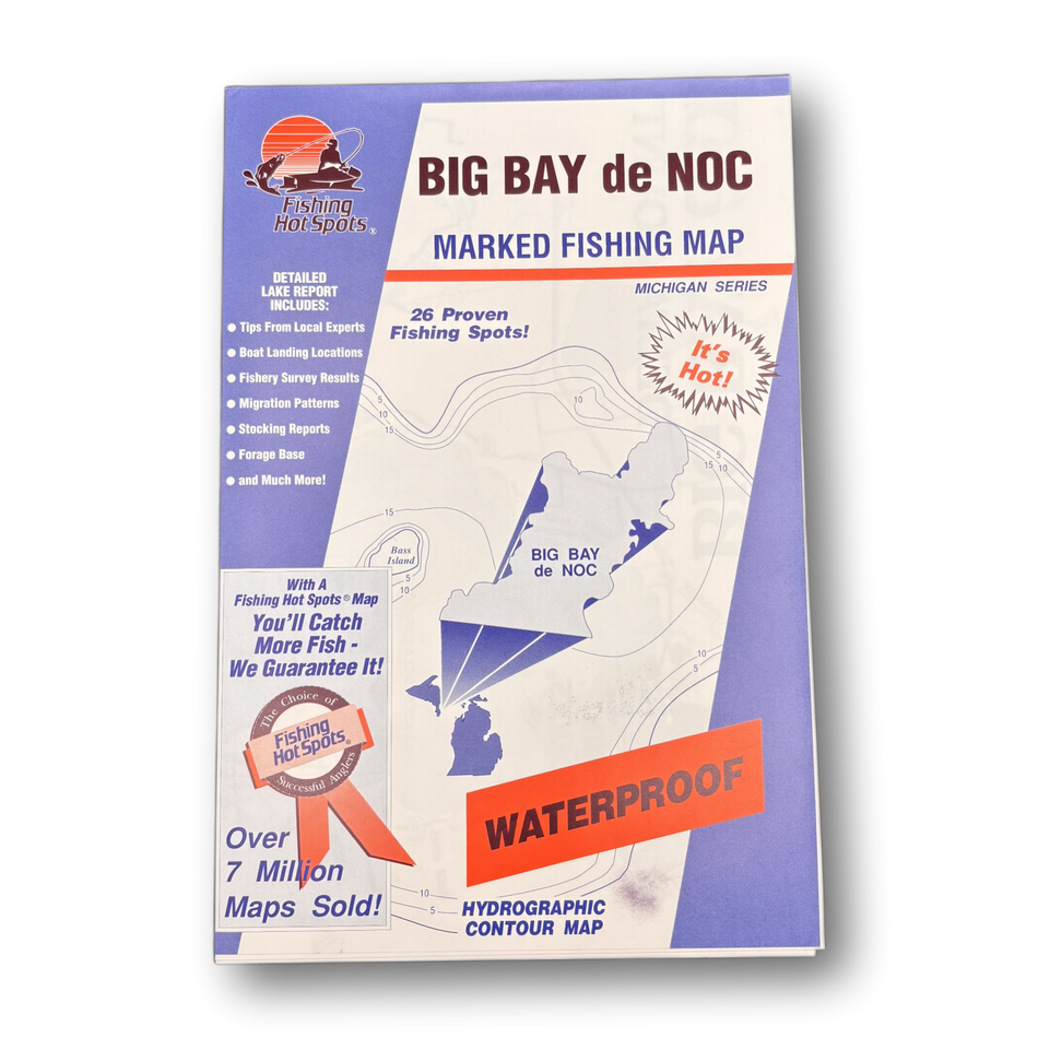 Fishing Hot Spots Maps (Non-Wisconsin Lake Maps)