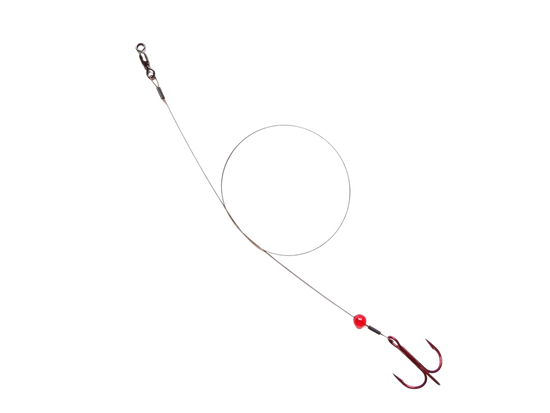 Bleeding Line Wire Rope Z Leaders Wire Bleeding Treble Rig – Guide's Choice Pro Shop