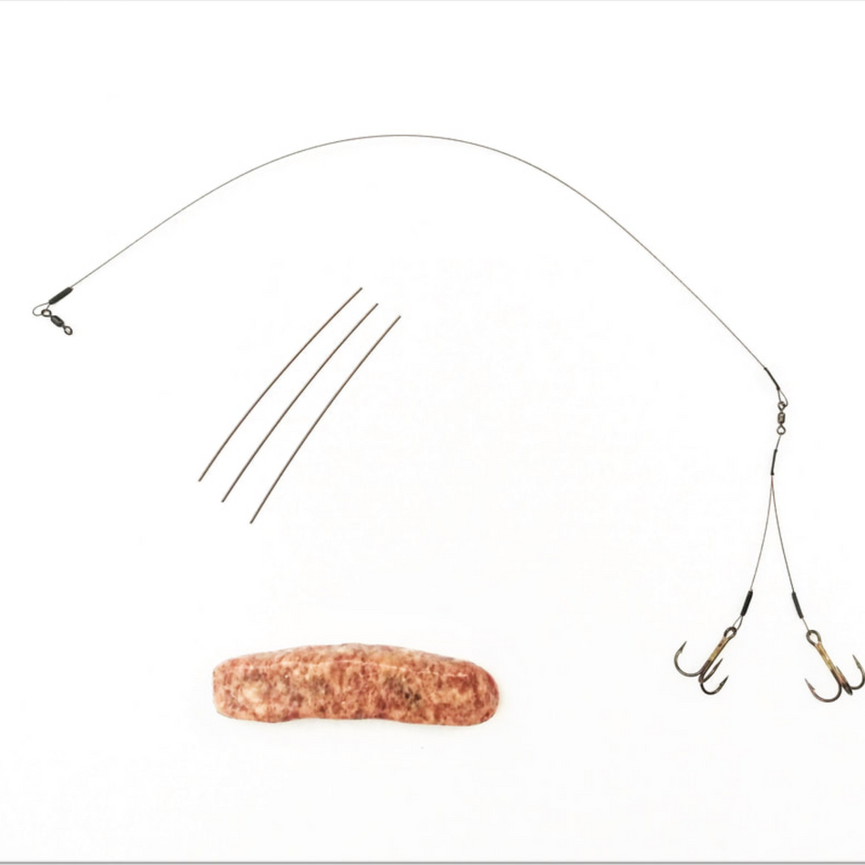 Z-Leaders Bratwurst Rig (90 Pound Wire)