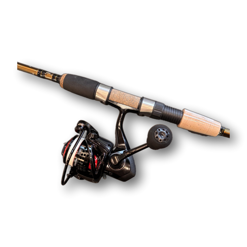 Okuma Dead Eye Jigging/Cranking Walleye Rod W/Okuma Ceymar C-20 Spinning Reel