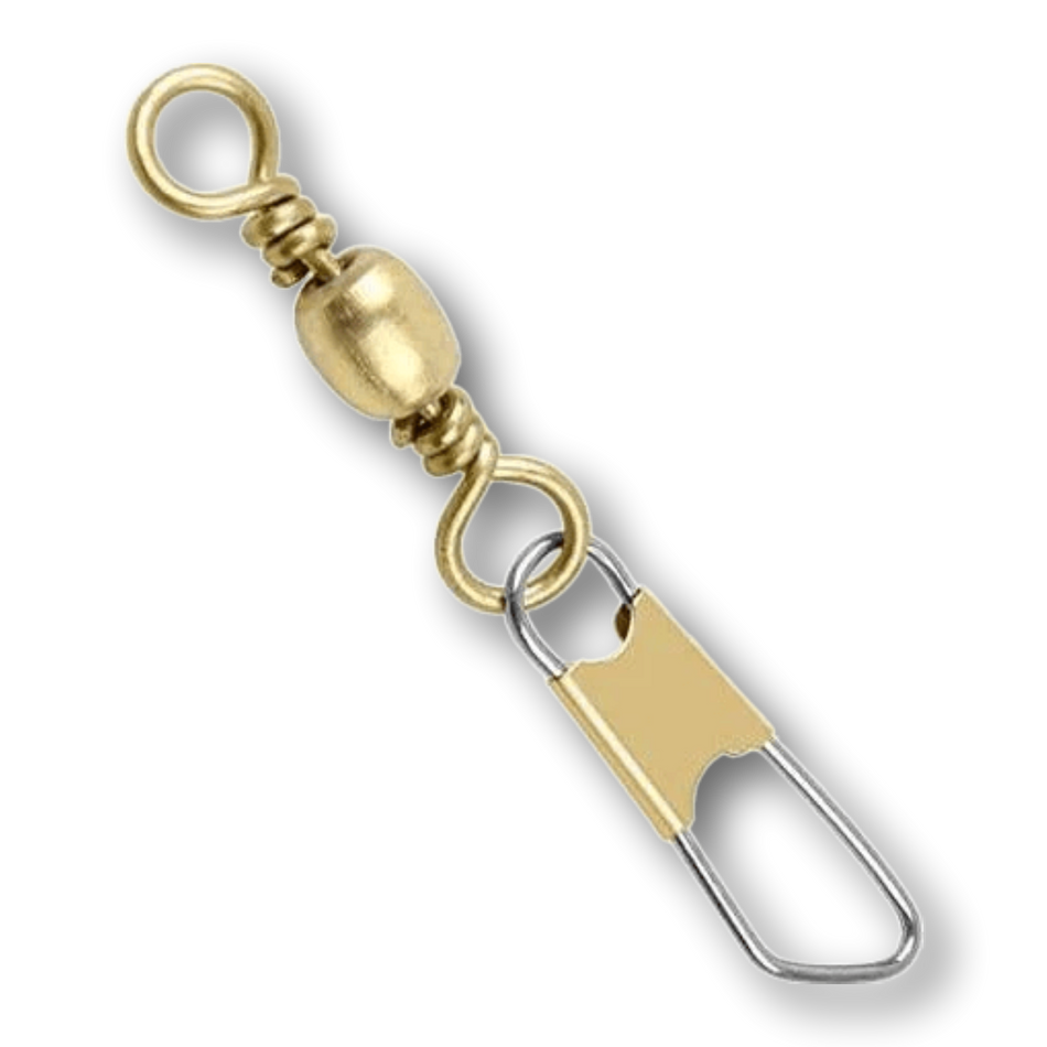 Eagle Claw Barrel Swivel with Safety Snap