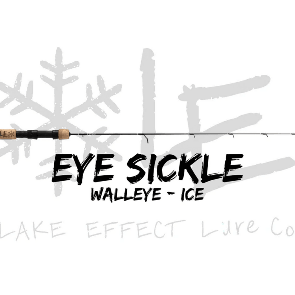 Lake Effect Eye Sickle Walleye Ice Rod 32"