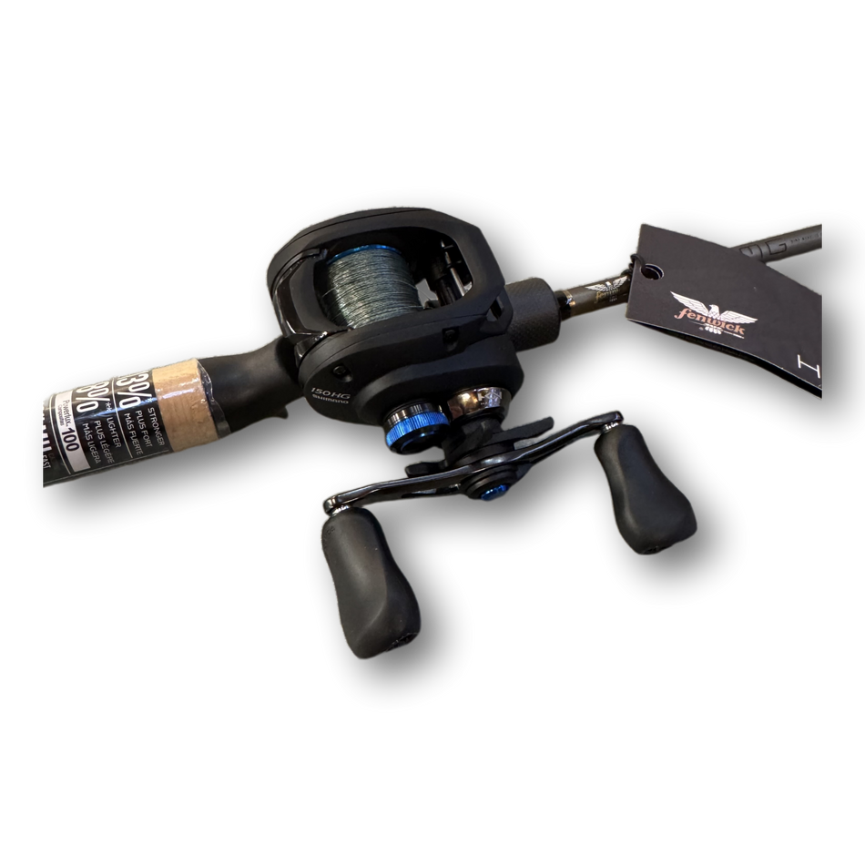 Fenwick 6'6" HMG w/Shimano DLX DC150HG Casting Combo