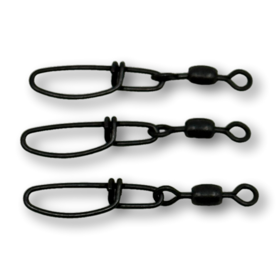 GCPS Barrel Swivel w/#3 Coastlock Snap Black