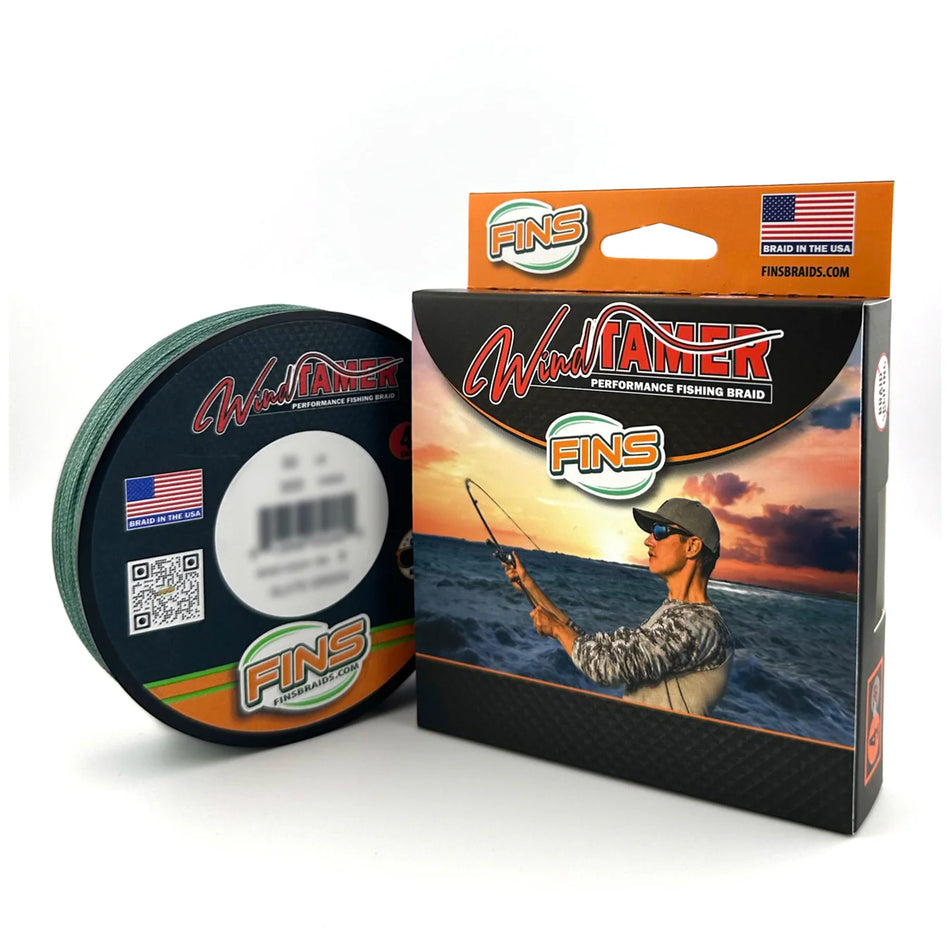 FINS WindTamer Fishing Braid (150 yard spools)