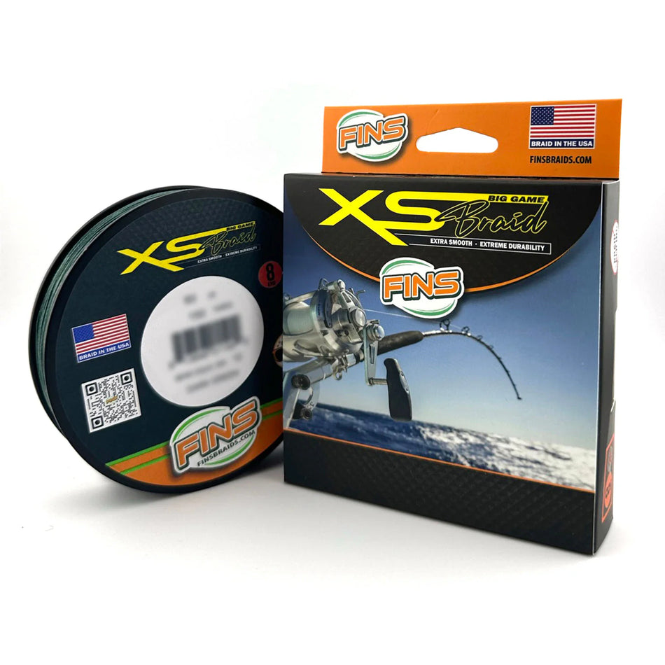 FINS XS Big Game Braided Fishing Line (150 yard spools)