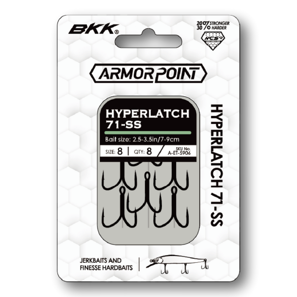 BKK Hyper Latch Treble Hook 71 SS