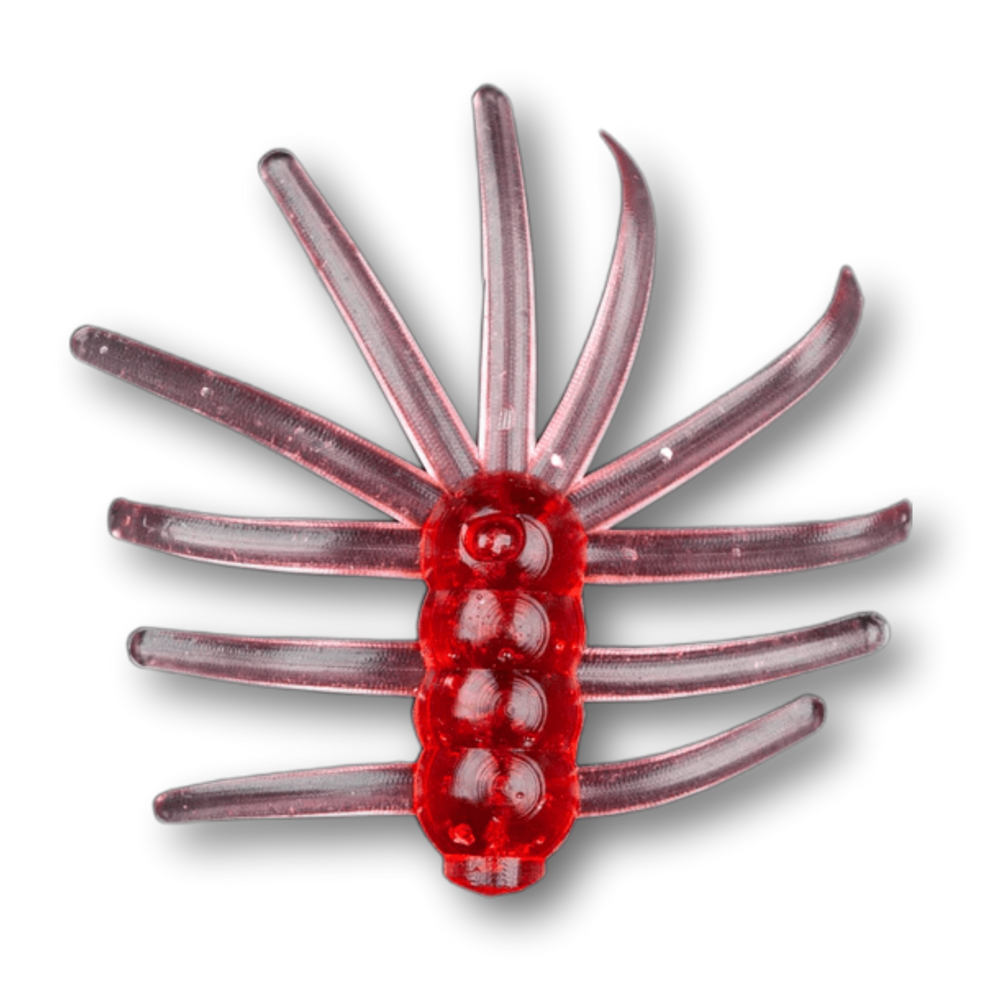 RBM Jigs Floppy Body Plastics - Ice Bug - Red Bug