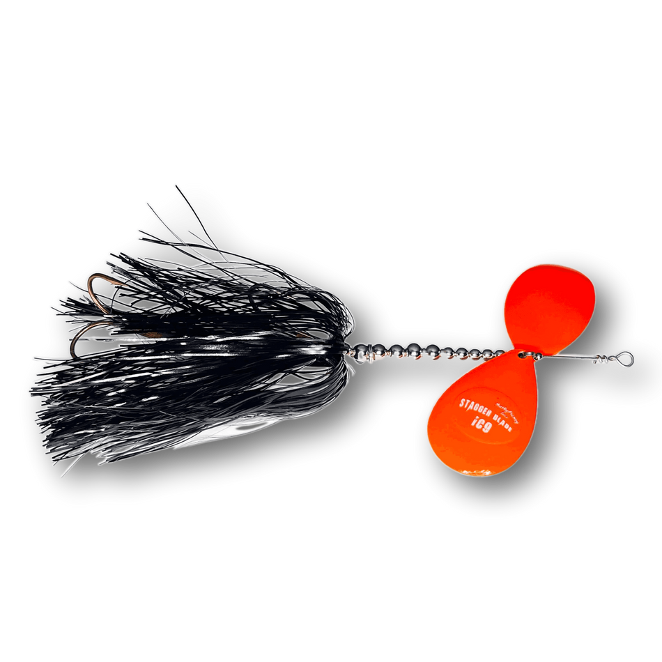 Musky Frenzy IC9 Stagger Blade Bucktail