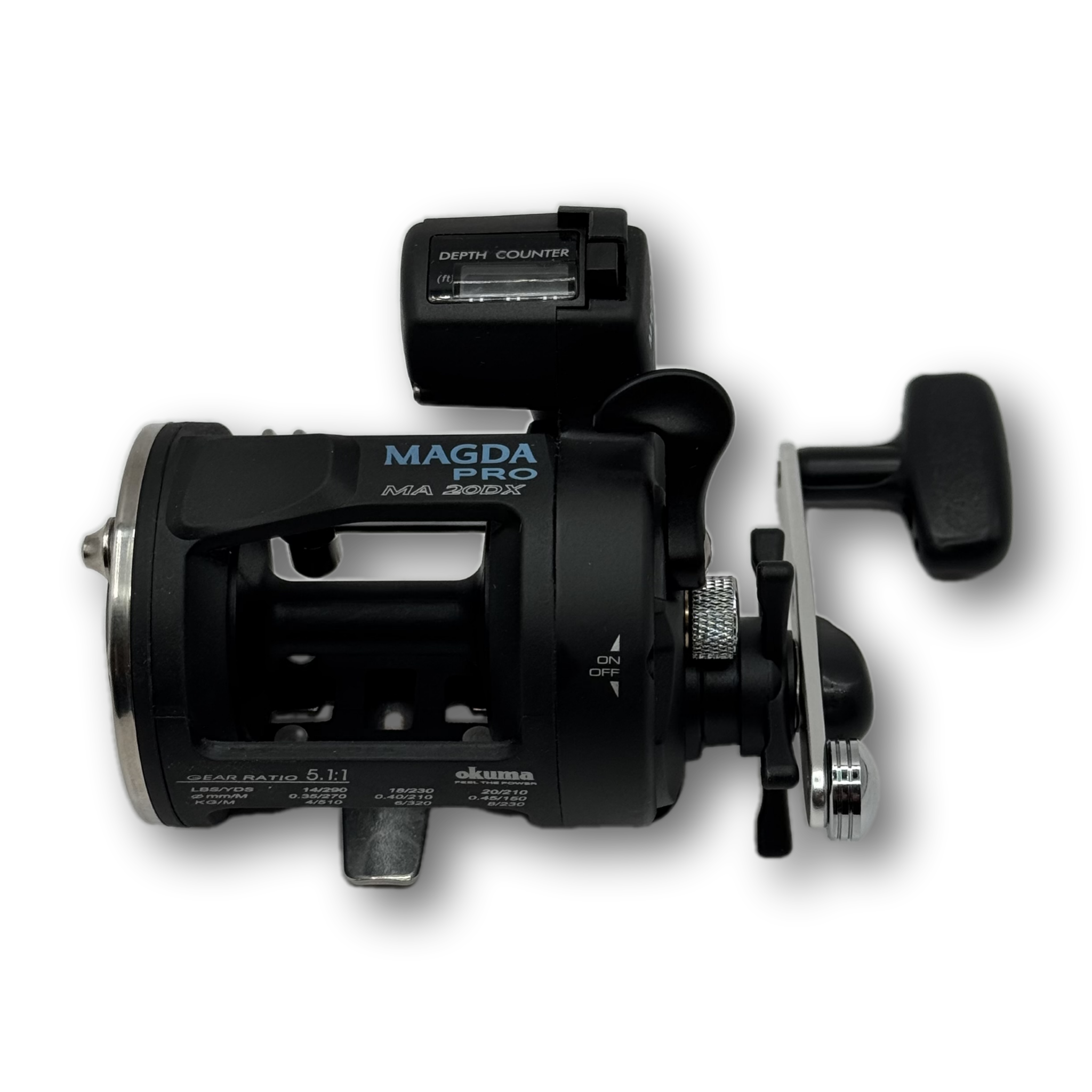 Okuma Magda Pro MA-20DX Line Counter Reel – Guide's Choice Pro Shop