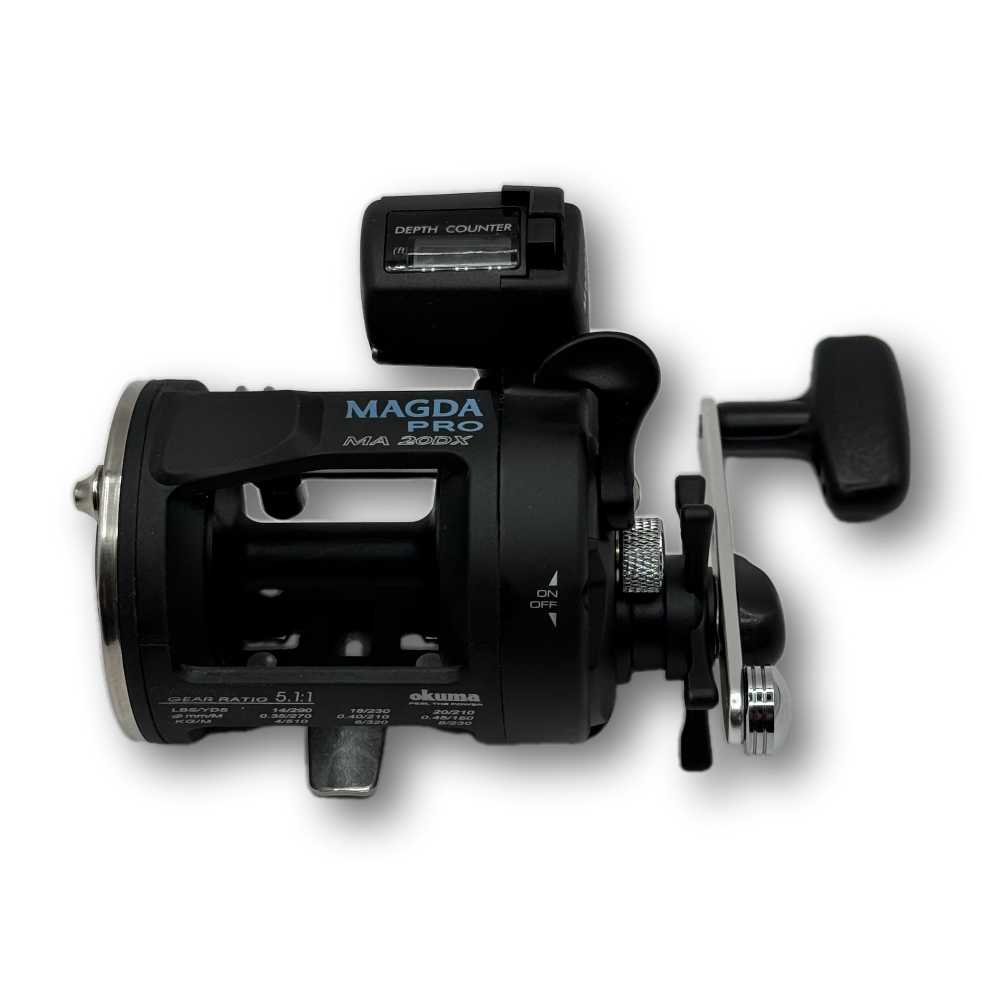 Okuma Magda Pro MA-20DX Line Counter Reel