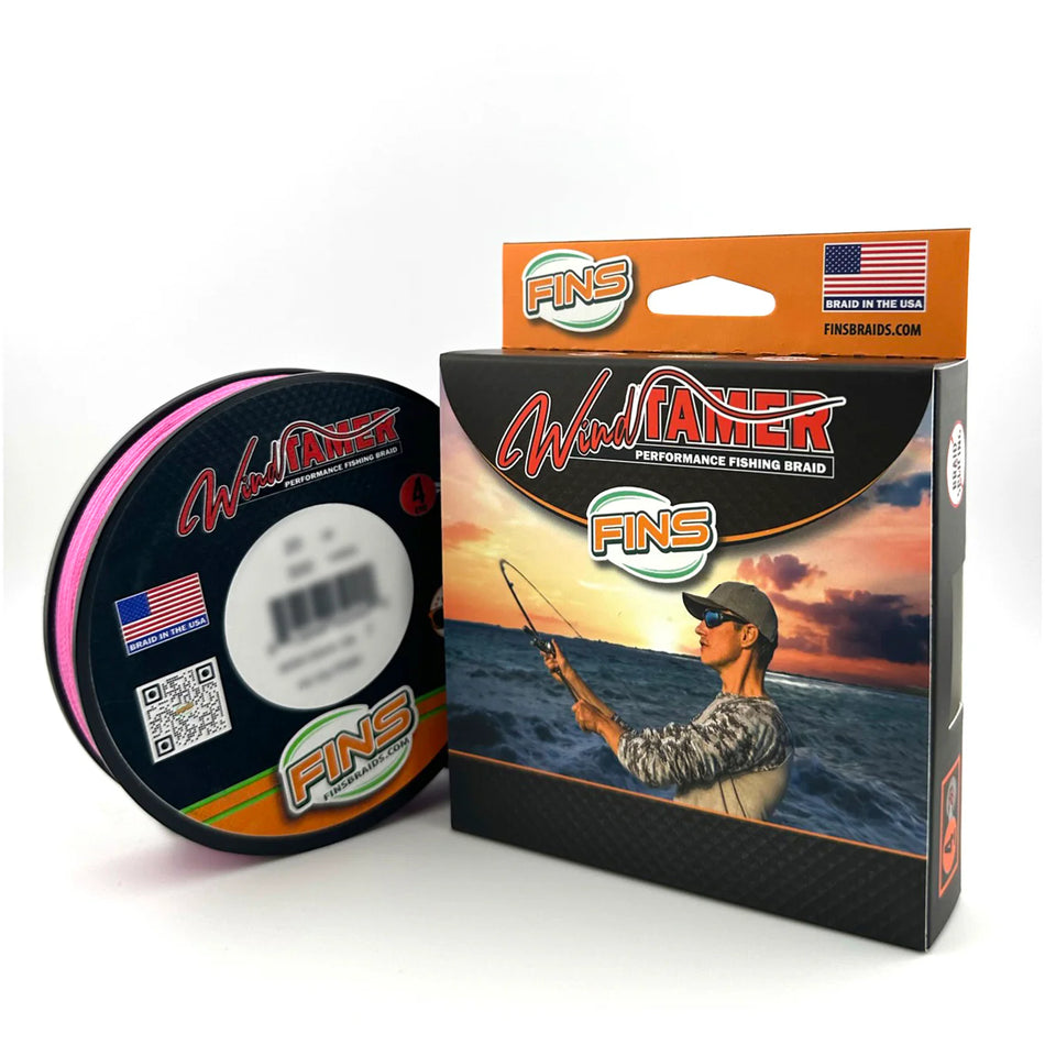FINS WindTamer Fishing Braid (150 yard spools)