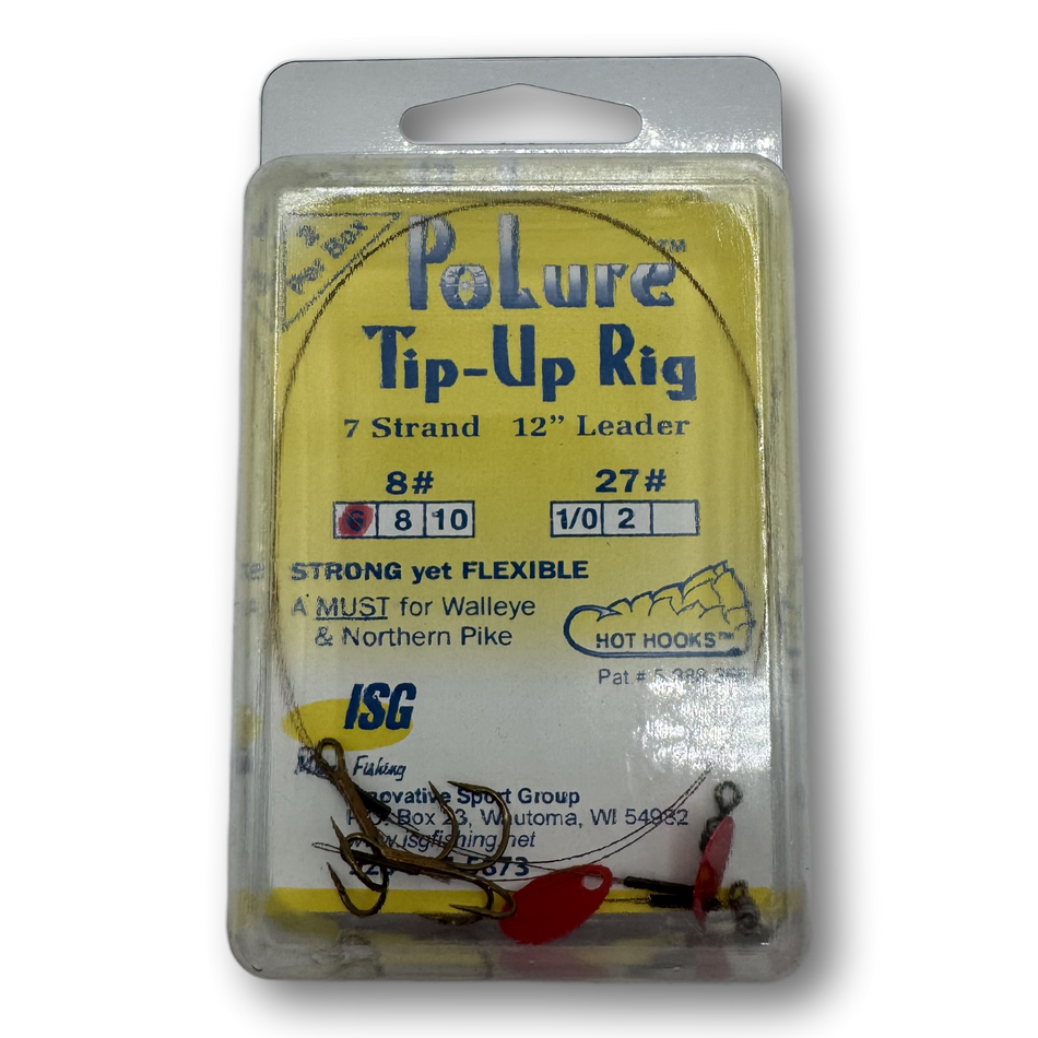ISG PoLure Wire Tip-Up Rigs (2 per pack)