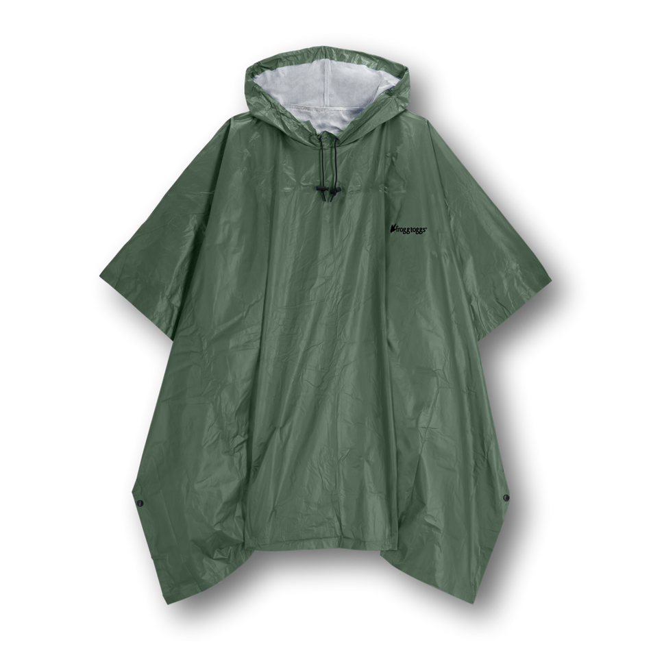 Frogg Toggs Ultra Light Poncho Dark Green