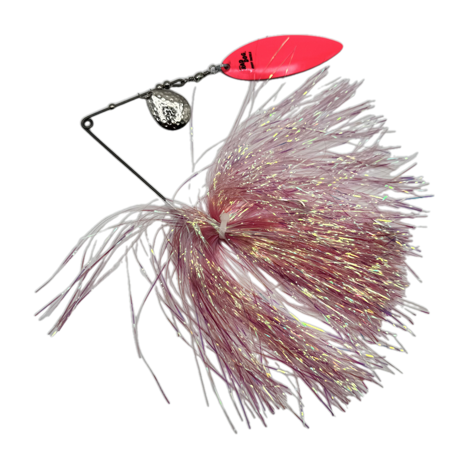Ruff Tackle Rad Dog Tinsel Spinnerbait – Tandem Weedless Spinnerbait