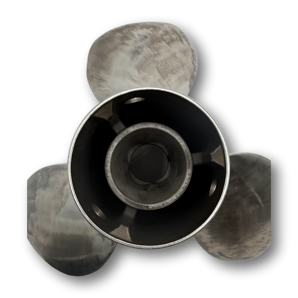 Used OEM Evinrude Johnson Evinrude/Johnson Raker II Stainless Propeller - 14.5 x 22
