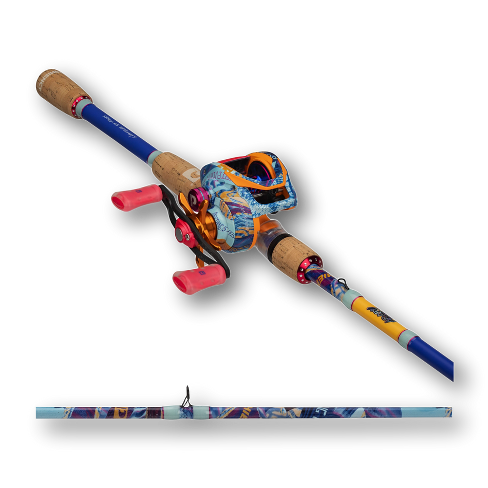 ProFISHiency 7’2″ KRAZY RIZZ Medium Heavy Baitcast Combo