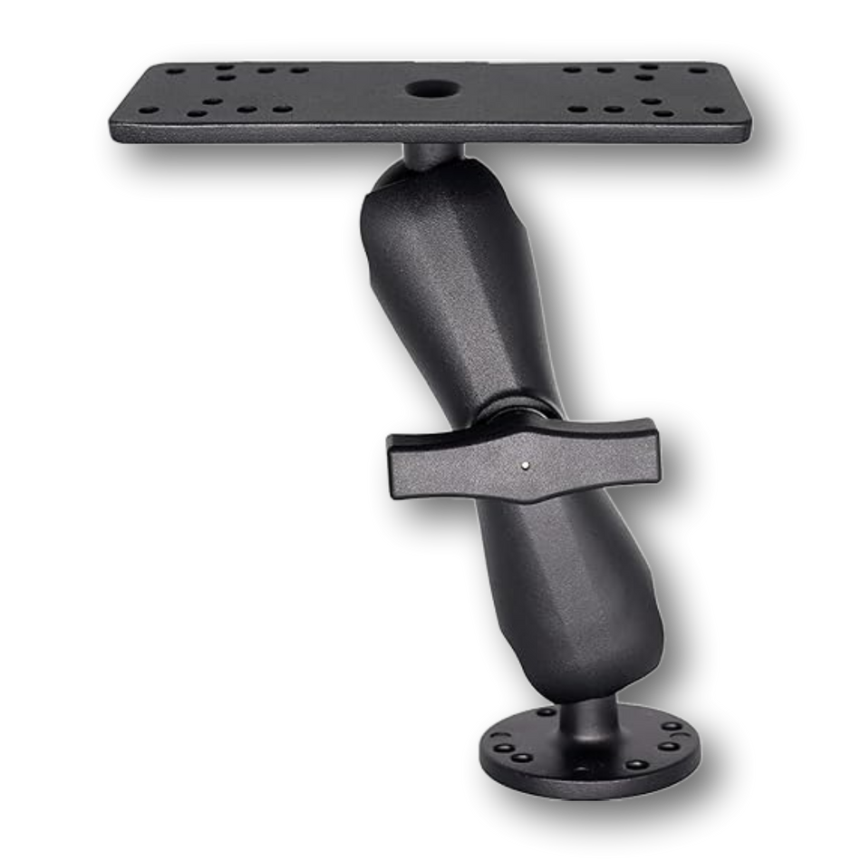 Ram Mounts Size C Marine Electronic Mount | For Fishfinders up to 7"