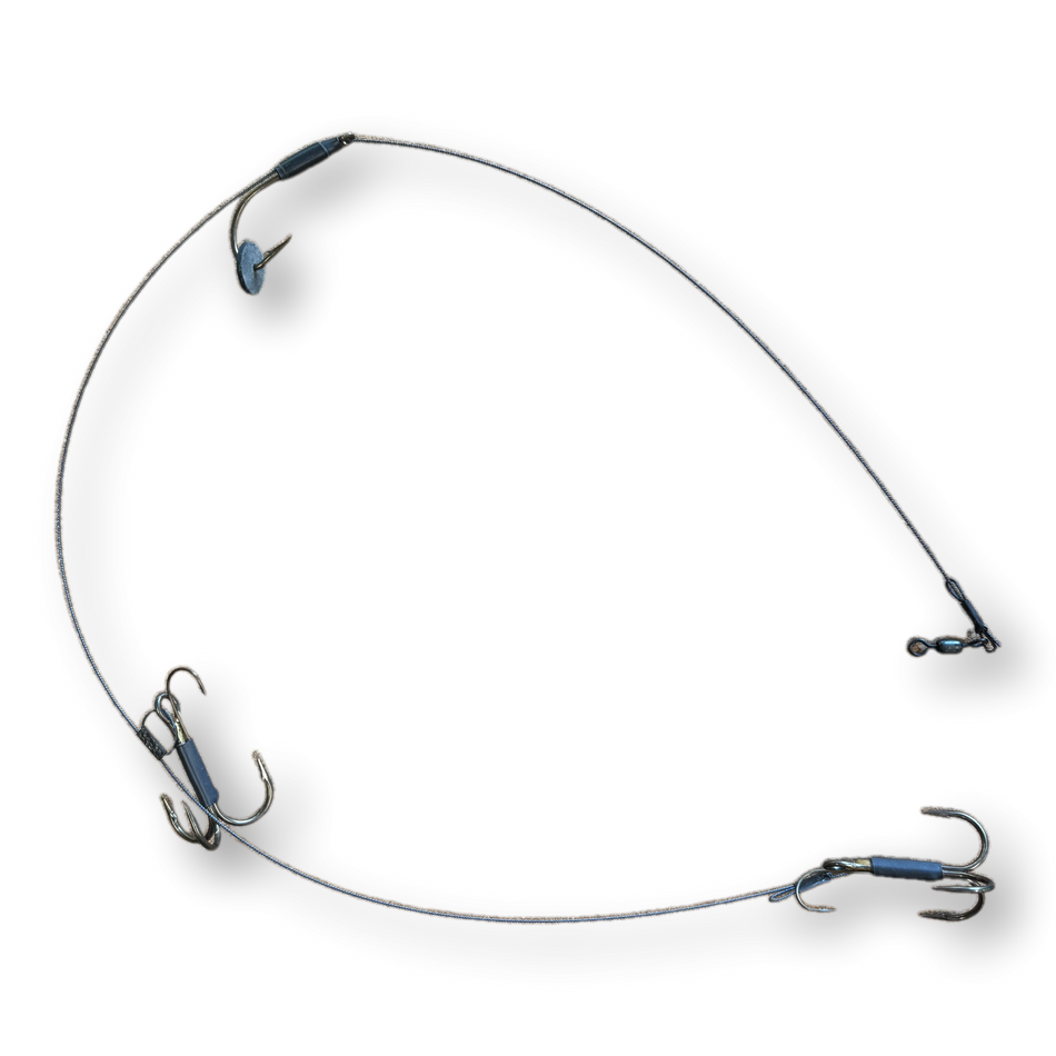 Smity 2 Hook EZ Nose Clip Quick Set Rig