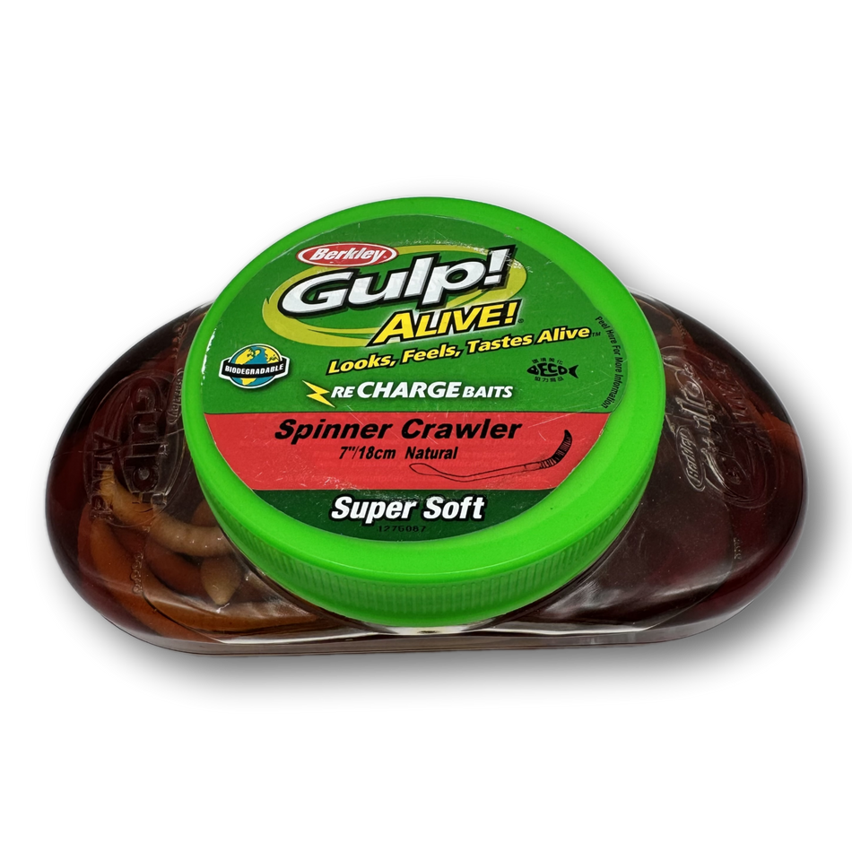 Berkley Gulp! Alive! Spinner Crawler (7-Inch) 19.3 oz Jar