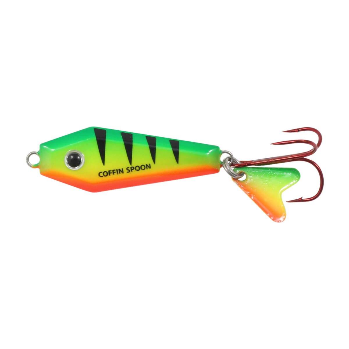 bfe fishing lure Northland Buck-Shot Coffin Spoon 1/4oz / UV Firetiger