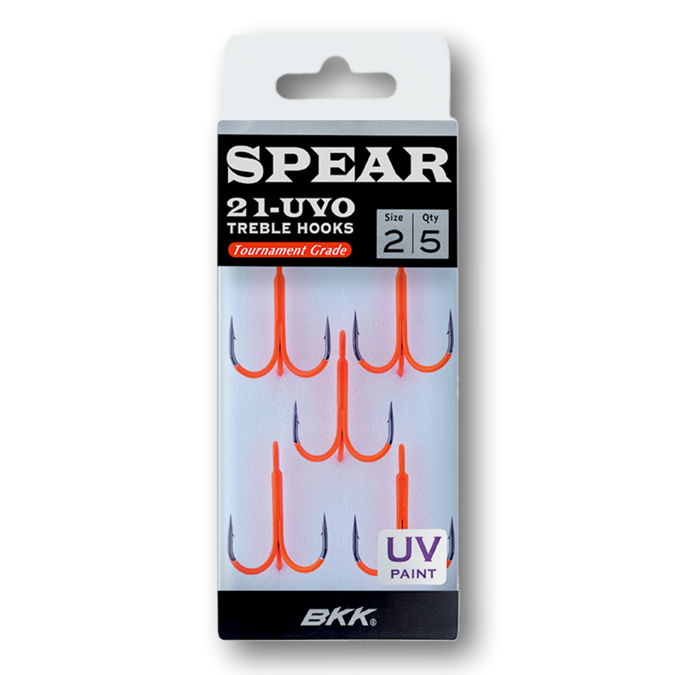 BKK Spear 21 UVO Treble Hooks
