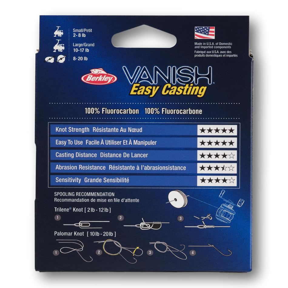 Vanish Fluorocarbon (250 yard spools)