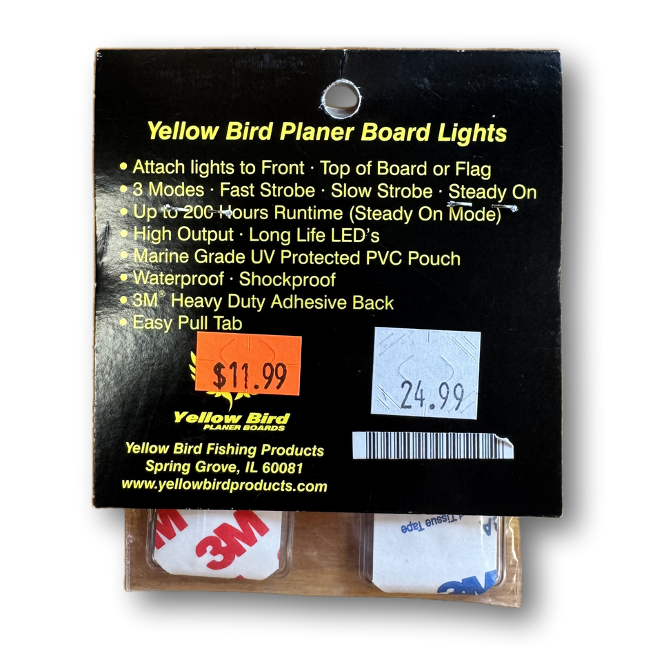 Yellow Bird Planer Board Lights